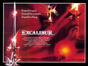 Quad poster design for EXCALIBUR